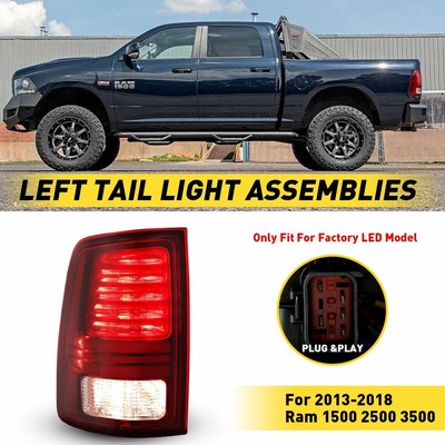 Driver LED Tail Light For 2013-2018 Ram 1500 2500 3500 Trim Rear Taillamp EAW