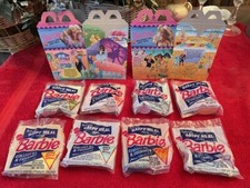 1992 McDonald  s Barbie; NEW, Sealed, Mint, Complete set of 8,  2 Happy Boxes