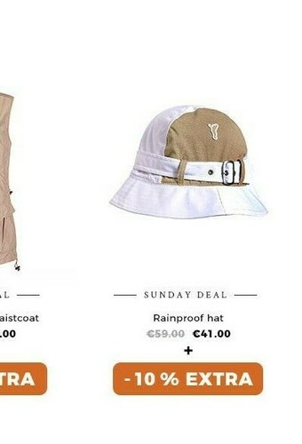 Golfino ladies rainproof hat whaite 