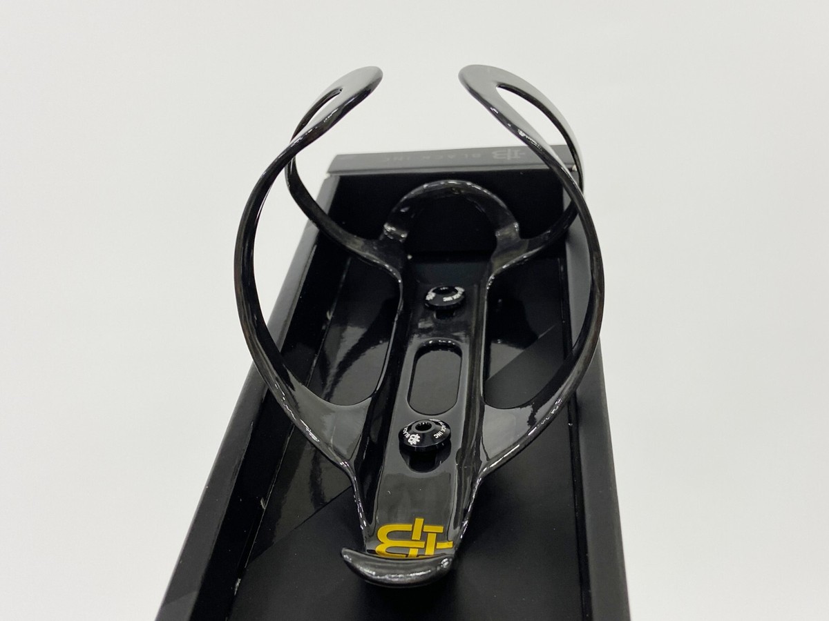 Black Inc Carbon Bicycle Water Bottle Cage (Glossy Black-Limited
