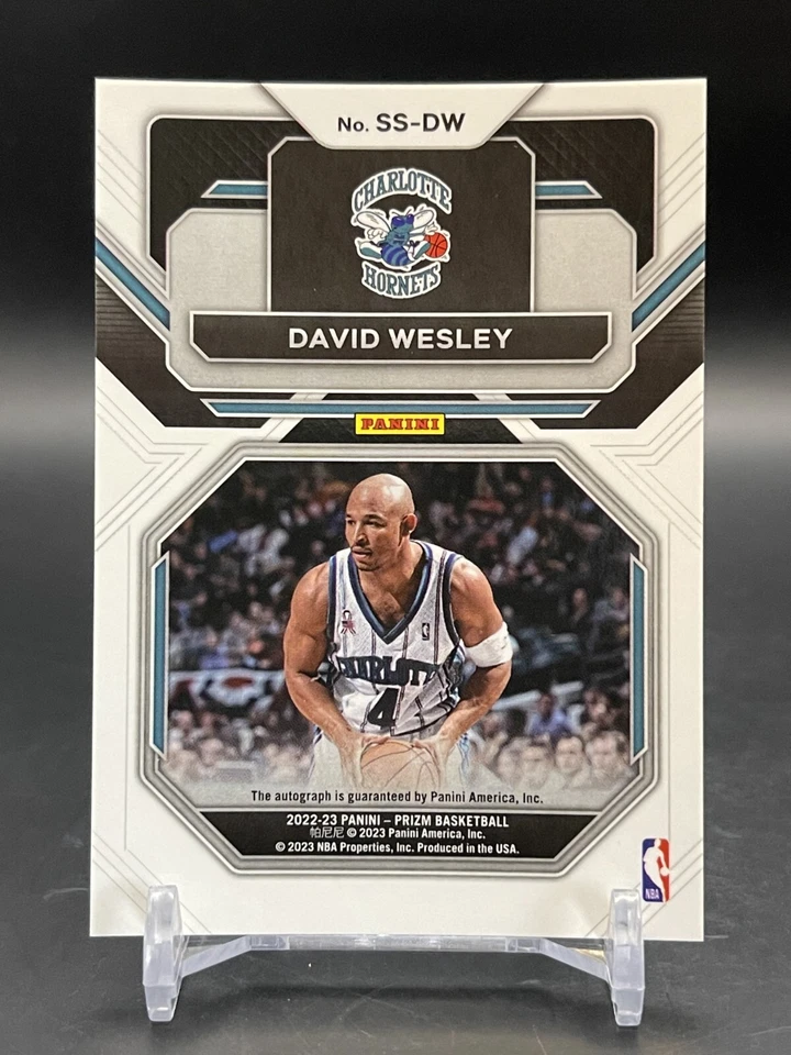 2022 Panini Prizm Sensational Signatures #SS-DW David Wesley - Image 2 of 2
