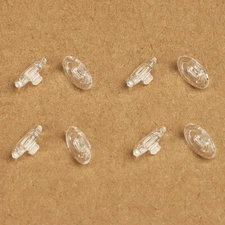 4 Pairs Clear Replacement Nose Pads Piece for Oakley Metal Plate OX5038 Eyeglass