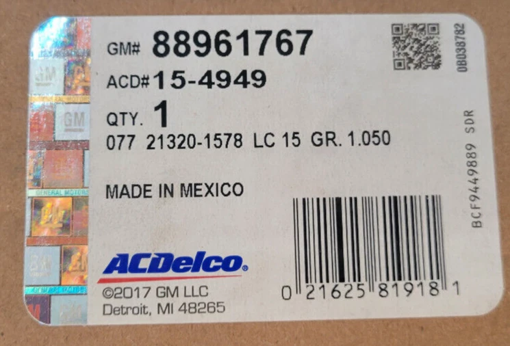 ACDELCO 15-4949 EMBRAGUE VENTILADOR REFRIGERACIÓN MOTOR Foto 2 de 2