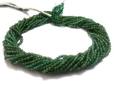 1 nić naturalna zielona awenturyna okrągłe gładkie koraliki awenturynowe 3 mm 12 cali