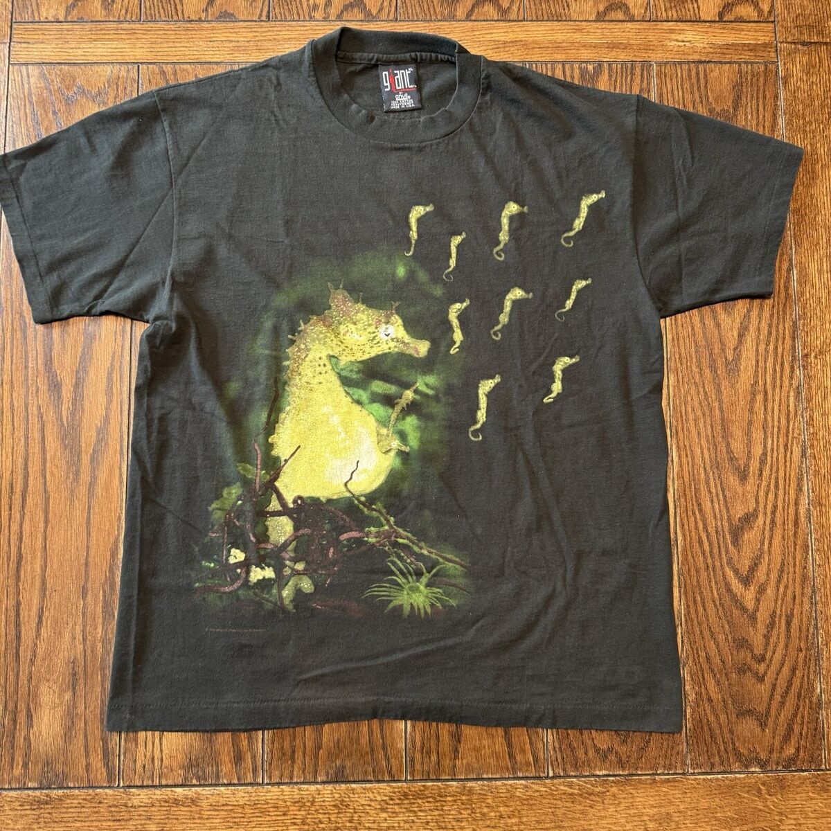 Vintage Nirvana Seahorse T Shirt XL Grunge Kurt Cobain Giant Vintage Nirvana Seahorse T Shirt XL Grunge Kurt Cobain Giant