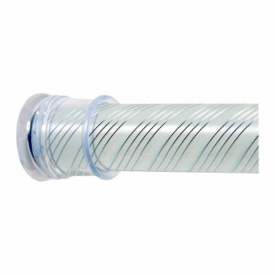 Zenith 804SS, Shower Curtain Rod, 1-1/4 in Dia. x 72 in L., Steel/Plastic, FS