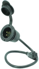 GCP1 15 Amp 125V AC Port Plug with 20" Integrated Extension Cord JourneymanPro