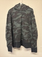 Tod Snyder x Champion Sweatshirt Mens Large Black Grey Camo Hoodie Made in USA