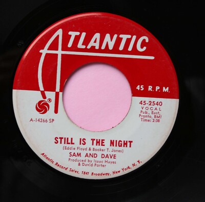 SAM AND DAVE Soul PROMO 45rpm Still Is the Night/Can't You Find Another Way HEAR