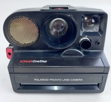 Vtg Polaroid Sonar One Step Pronto Land Camera Instant Camera w/ Strap