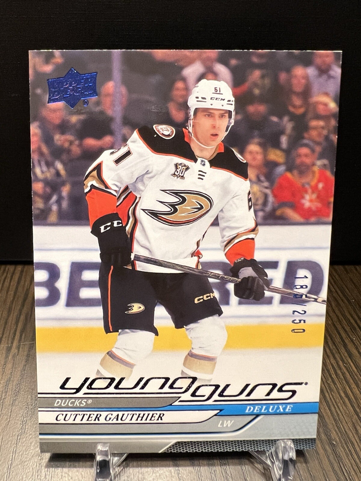 Cutter Gauthier 2024-25 Upper Deck Series 1 Young Guns Deluxe /250 #212 Ducks RC