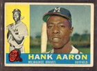 1960 Topps Set-Break #300 Hank Aaron LOW GRADE (crease) *JAYSACE*