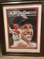 Albert Pujols & Stan Musial Dual Signed Autographed 2009 All Star Game Program