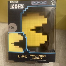 RARE New Pac-man Light By Paladone ICONS  1 In A Set Of 3 Very Hard To Find 