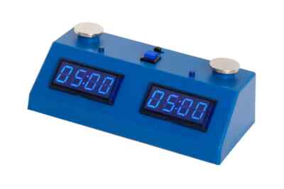 ZMart Fun II Digital Chess Clock - BLUE/BLUE