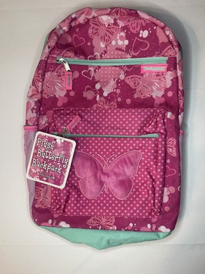 Trailmaker Classic Backpack School Bag With Plush Butterfly 18 