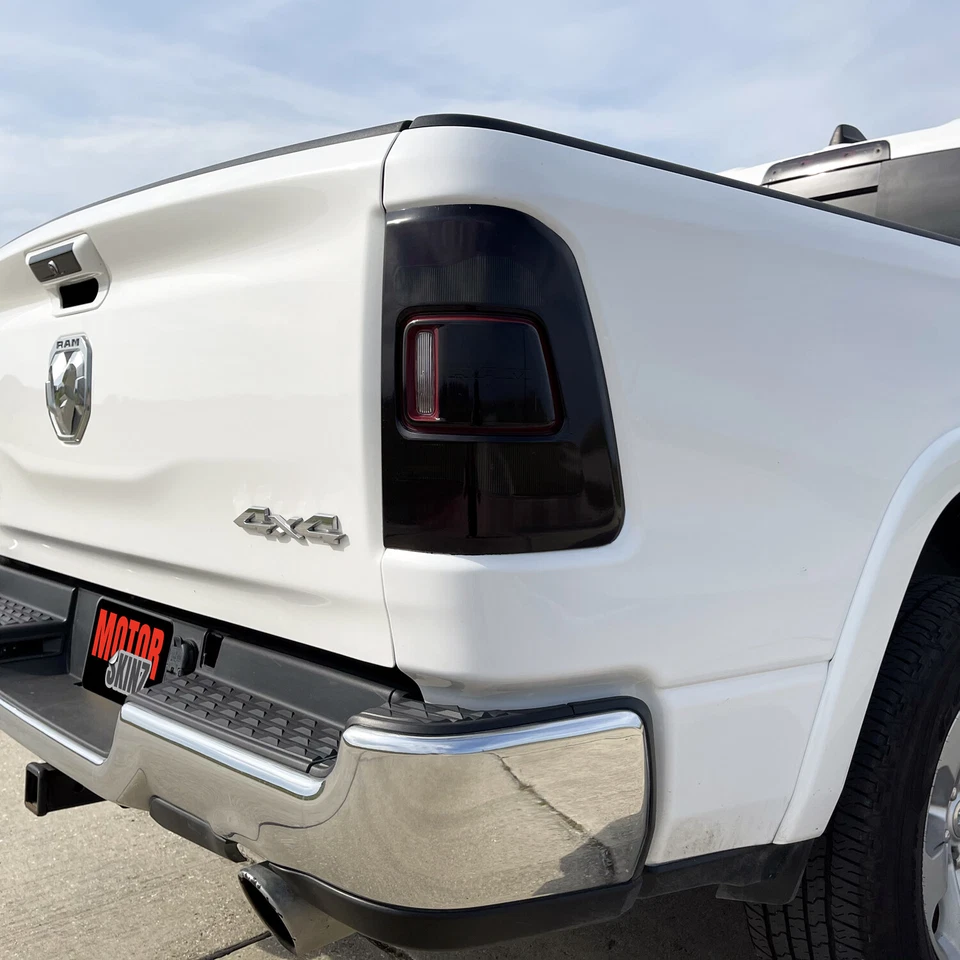 FOR 19-23 Dodge Ram 1500 Tail Light w/Sensor SMOKE Precut Vinyl Tint Overlays - Image 4 of 4