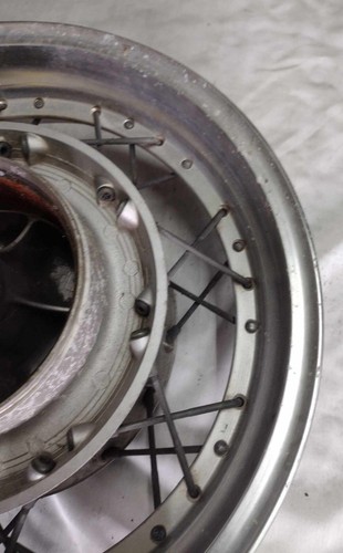 1986-1987 Honda Rebel CMX 450 CMX450 Rear Spoked Wheel Rim OEM 42701-MM2-671 - 第 14/22 張圖片