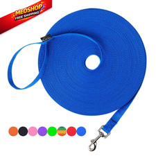 Hi Kiss Dog/Puppy Obedience Recall Training Agility Lead - 15ft 50 Feet, Blue