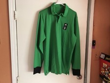 Adidas Men  s Pregame Long Sleeve Sports Shirt Green Size Medium New
