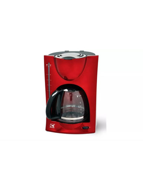 Kalorik Kaffeemaschine Kaffeeautomat 900 Watt metallic rot 1,5 Liter Neu