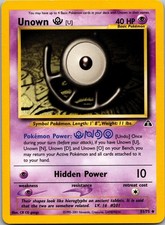 1995 unown pokemon card value Over the Brick Pokmon You may have up to 4 Basic Pokmon cards in your deck with Unown in their names Unown U #51 Prices |