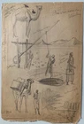 ALBERT DECARIS (1901-1988) ORIGINAL DRAWING FOR BOOK ILLUSTRATION (3)