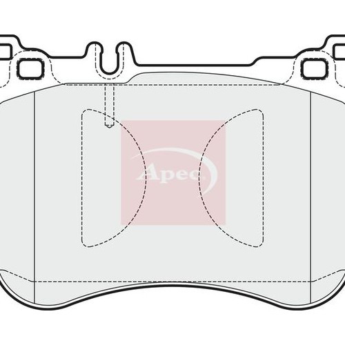 APEC Brake Pad Set, disc brake PAD1927