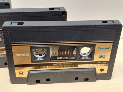 Maxell XL II 90 Epitaxial goldene Version TYPE 2 IEC II Kassette Cassette