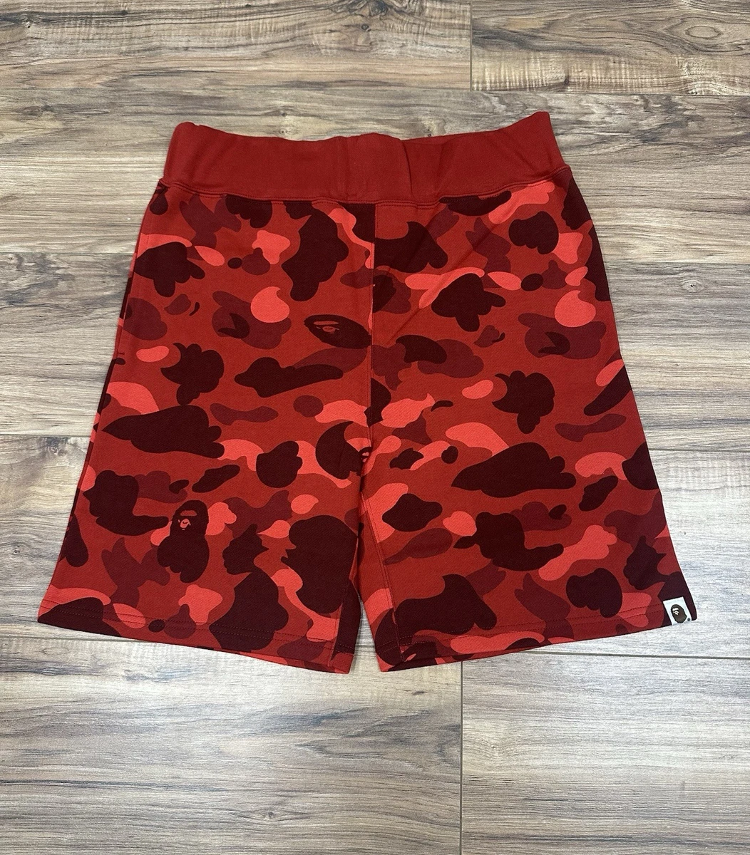 パンツ A BATHING APE CAMO SHORT PANTS BAPE A Bathing Ape Art Camo Sweat Shorts Green Men's - FW23 - US