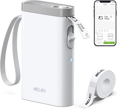 Nelko Etikettendrucker, Bluetooth P21 Selbstklebendes Etikettiergerät Tragbarer 