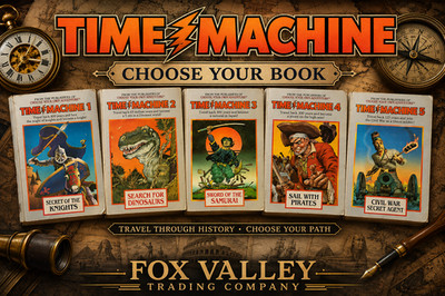 Time Machine Books CYOA Choose Your Own Adventure Vintage 1980s CHOOSE YOUR BOOK