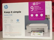 HP DeskJet 2723e All-in-One Wireless Printer New