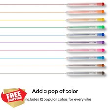Cricut Joy Glitter Gel Pen 0.8mm Rainbow Sampler 12 Count