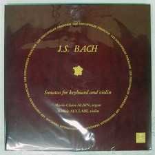 ALAIN/AUCLAIR BACH:SONATAS FOR KEYBOARD ERATO 19000000000000000 France VINYL 2LP