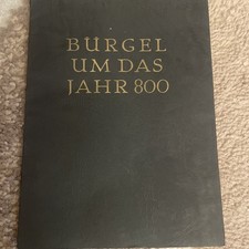 Post WW 2 - 1947 German Printed Historical booklet Burgel Um Das Jahr 800 -