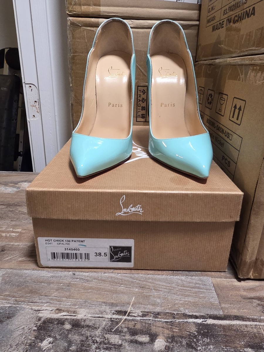 Christian Louboutin Hot Chick 130 Opaline Iridescent Pumps Heel