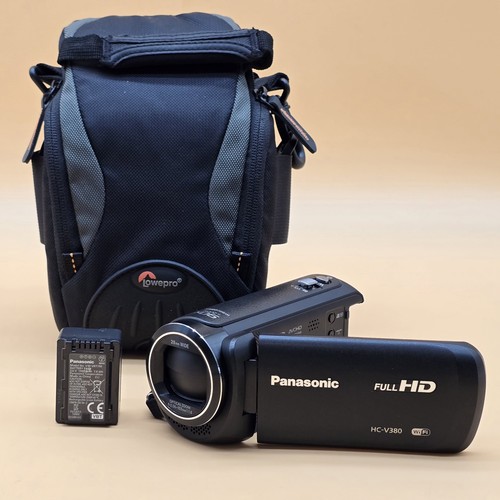 Panasonic HC-V380EB-K Videocamera - Nero. Cavo senza ricarica.