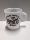 Vintage Style Kawasaki Ninja 1984 Legendary Motorcycle Milk Glass Mug