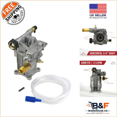 #ad Lightweight Aluminum Power Washer Pump 2.5 GPM 3000 PSI for Troy Bilt Models $152.54