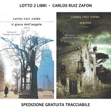 CARLOS RUIZ ZAFON • Lotto 2 Libri • Il Gioco Dell’Angelo + Marina • ITA • Rigidi