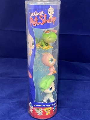 RARE Littlest Pet Shop LPS Spring Pet Tube Frog #50 Parakeet #12 Cat #64