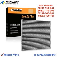 80292-TF0-G01 Carbon Cabin Air Filter For 2021 -2024 Acura TLX 2.0L 3.0L OE Spec