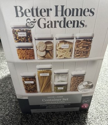 Set of 8 Better Homes & Gardens Airtight Containers