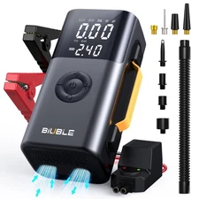 8500A Car Jump Starter With Air Compressor Pack Booster 12V Power Bank QC 3.0