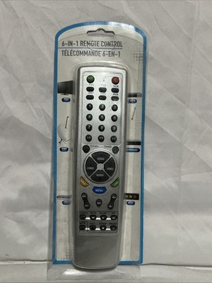 NEW  Greenbrier International 110064 Universal 6 In 1 Remote 