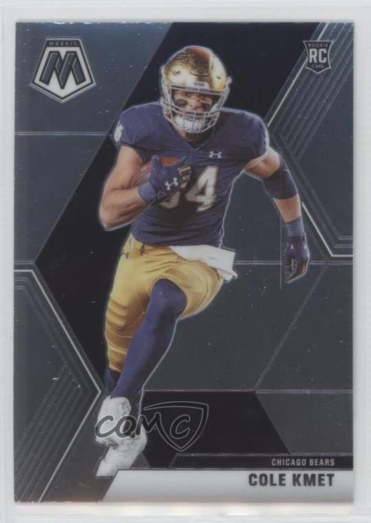 2020 Panini Mosaic Rookie Variations Cole Kmet #218 h3a