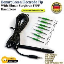 Bonart Green Electrode Tips ART-E1 Electro  Bonart Surgitron Handpiece CE.