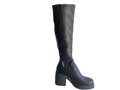 Steve Madden Women Boot Fashion Platform Berkleigh BERK01S1 Boot Black Size 7 M
