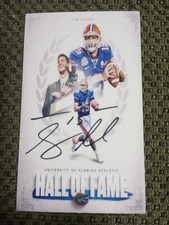 TIM TEBOW FLORIDA GATORS HALL OF FAME AUTO AUTOGRAPH 